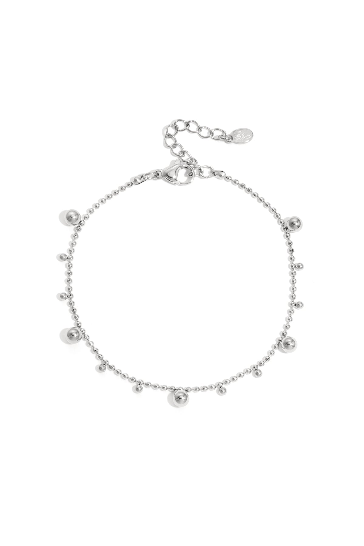 Armband met afwisselende bolletjes