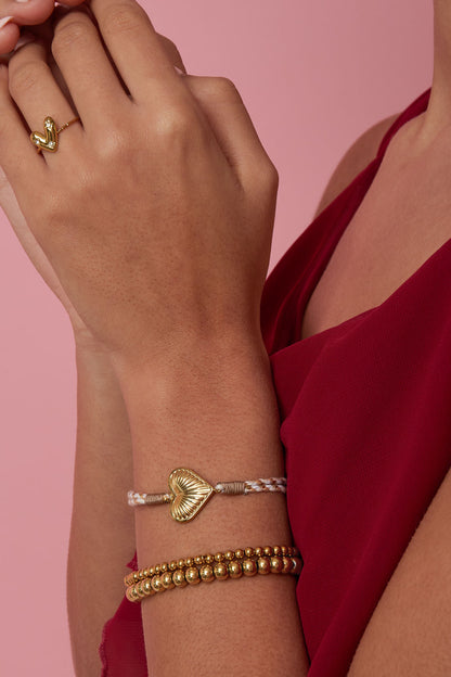 Armbanden met touwbedeltjes, bloemenmotief, casual, vakantie/strand, romantische serie, damessieraden