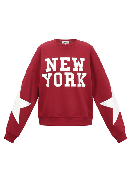 New York sweater met ster