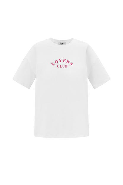 Cotton Vrouwen T-shirt Casual Letters