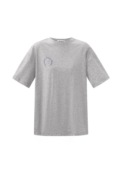 Cotton Vrouwen T-shirt Casual Letters