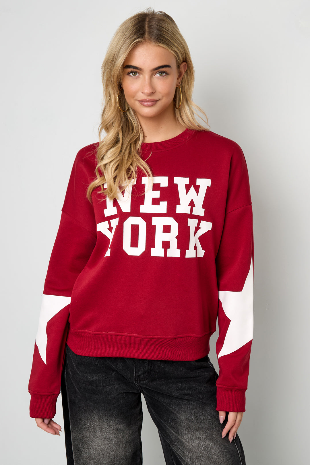 New York sweater met ster