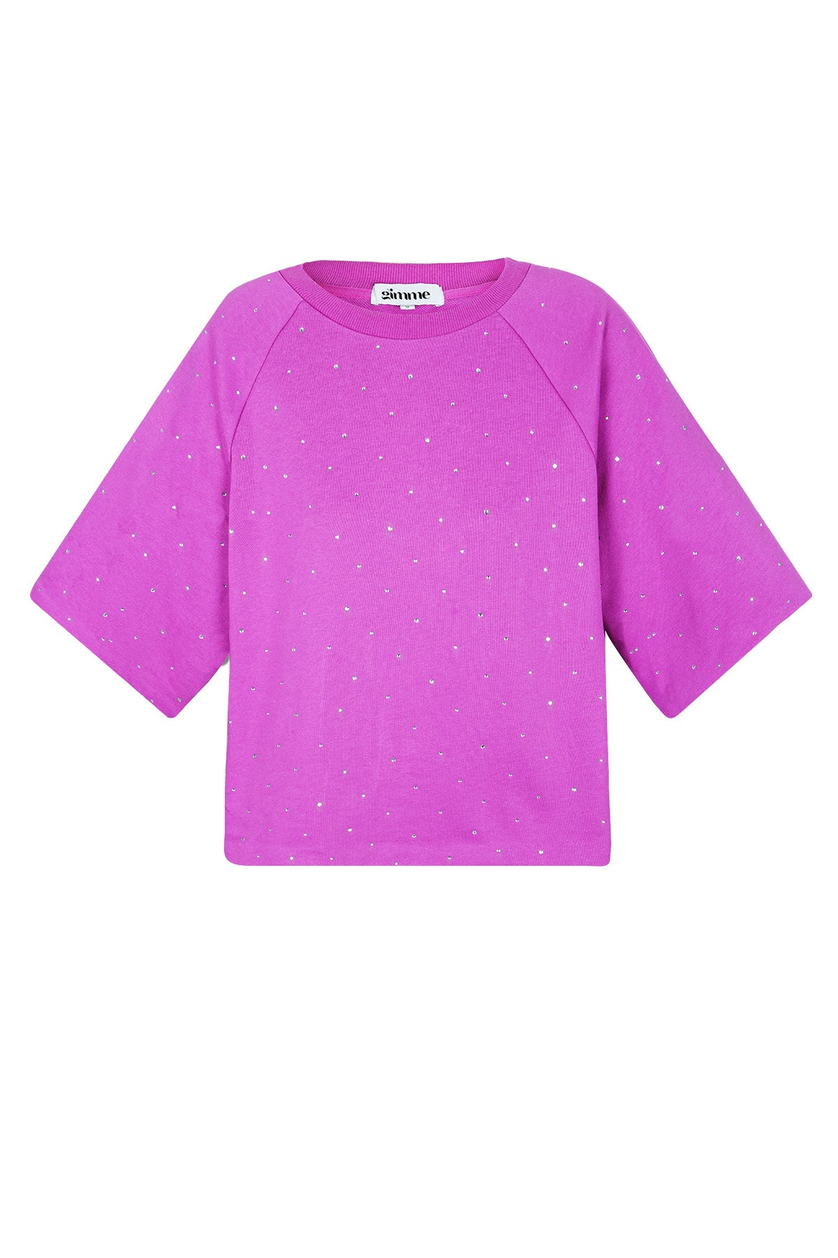 Katoen Vrouwen T-shirt Oversized Lente/Zomer
