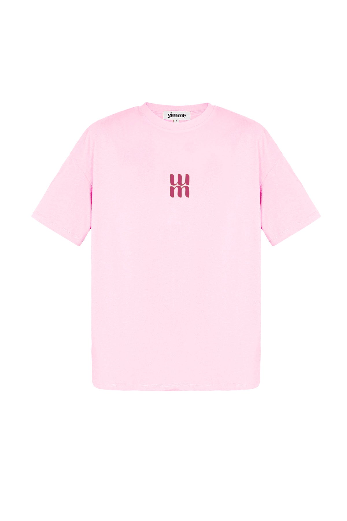 Cotton Vrouwen T-shirt Oversized Minimalistisch Logo