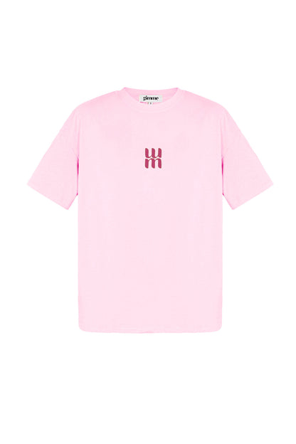 Cotton Vrouwen T-shirt Oversized Minimalistisch Logo