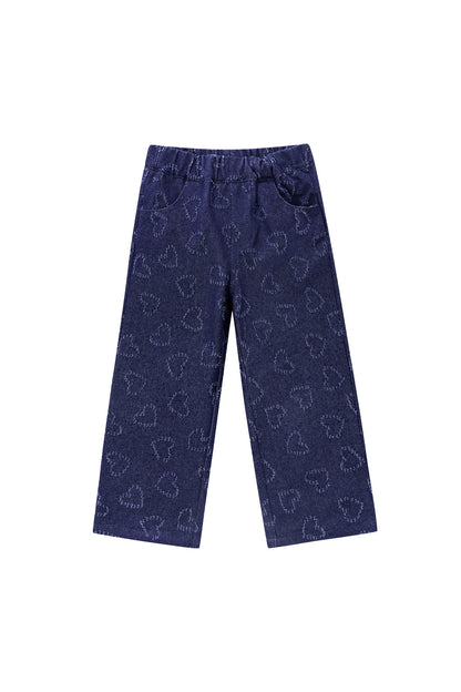 Cotton Denim Vrouwen Rechte Broek Casual Lichtblauw