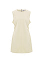 Cotton Vrouwen Mini Jurk Mouwloos Bodycon