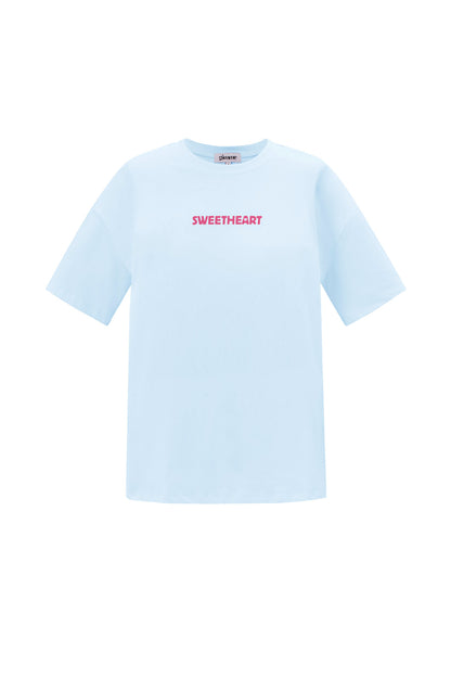 Gebreide Vrouwen T-shirt Casual Letters