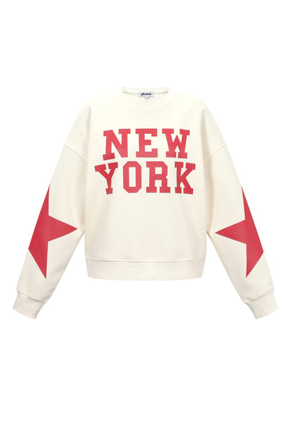 New York sweater met ster