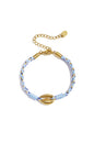 Armbanden met touwbedeltjes, bloemenmotief, casual, vakantie/strand, romantische serie, damessieraden