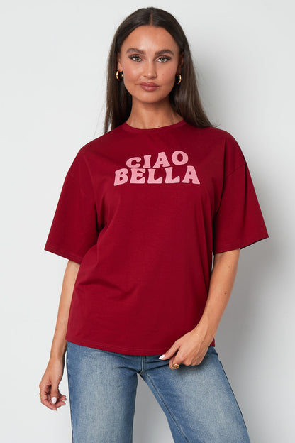 Cotton Vrouwen T-shirt Casual Letters