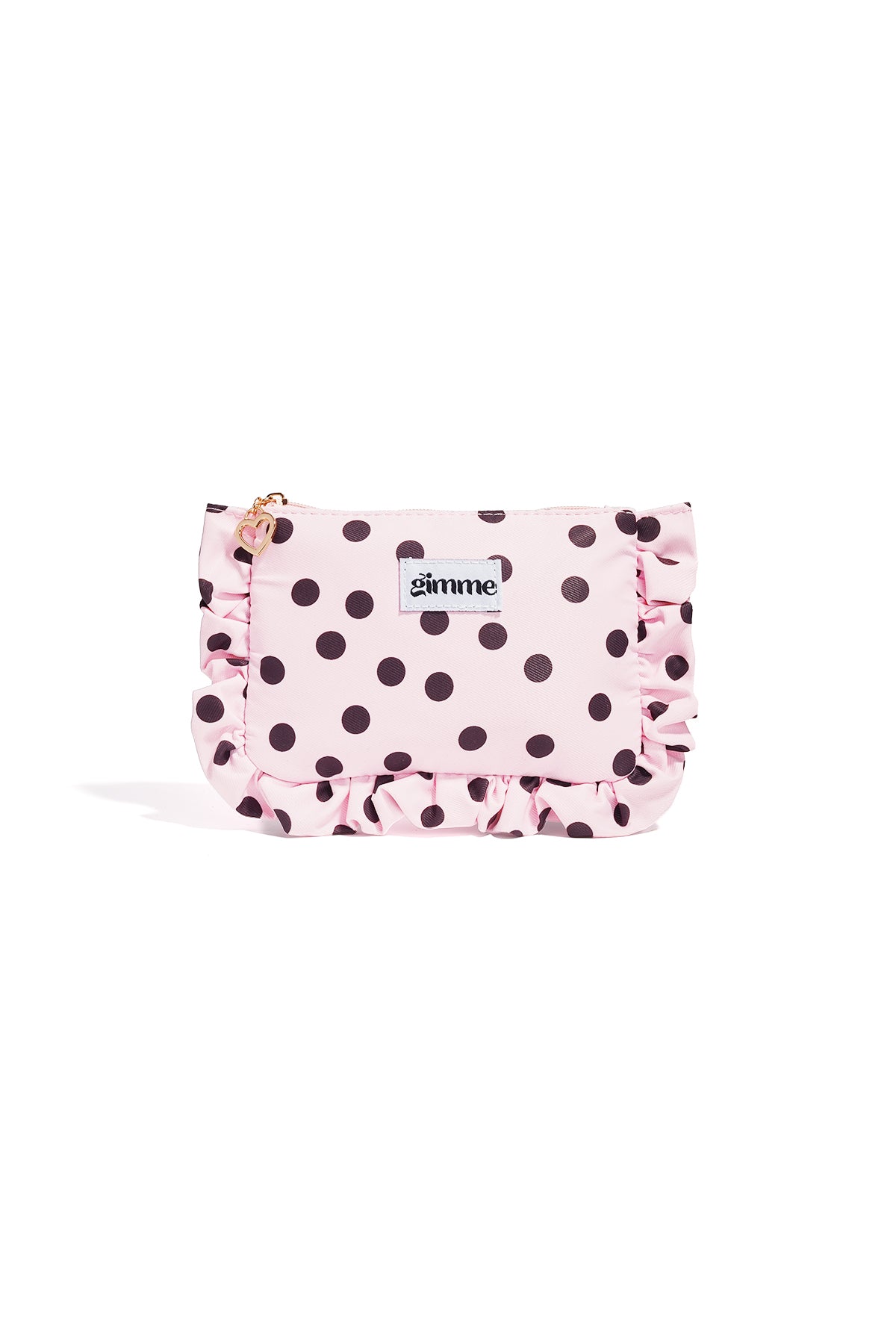 Make-up tas met stippen roze