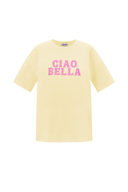 Cotton Vrouwen T-shirt Casual Letters