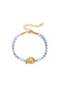 Armbanden met touwbedeltjes, bloemenmotief, casual, vakantie/strand, romantische serie, damessieraden