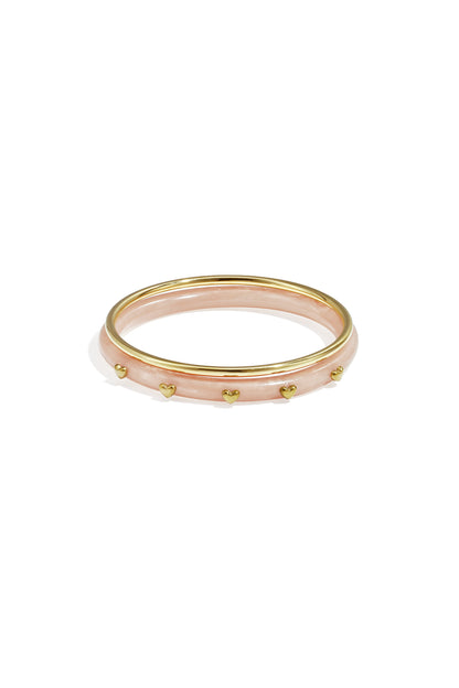 Bangle set met hartjesdetail