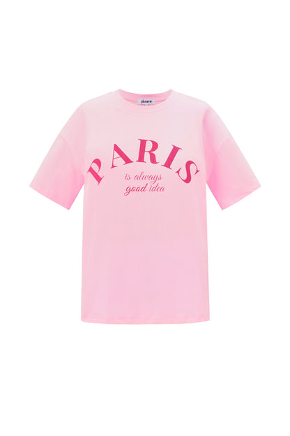 Cotton Vrouwen T-shirt Casual Letters