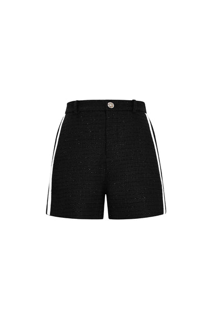 Geweven Polyestervezel Vrouwen Shorts Elegant Ruit Herfst/Winter
