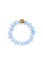 Armband met statement en hartvormige kralen