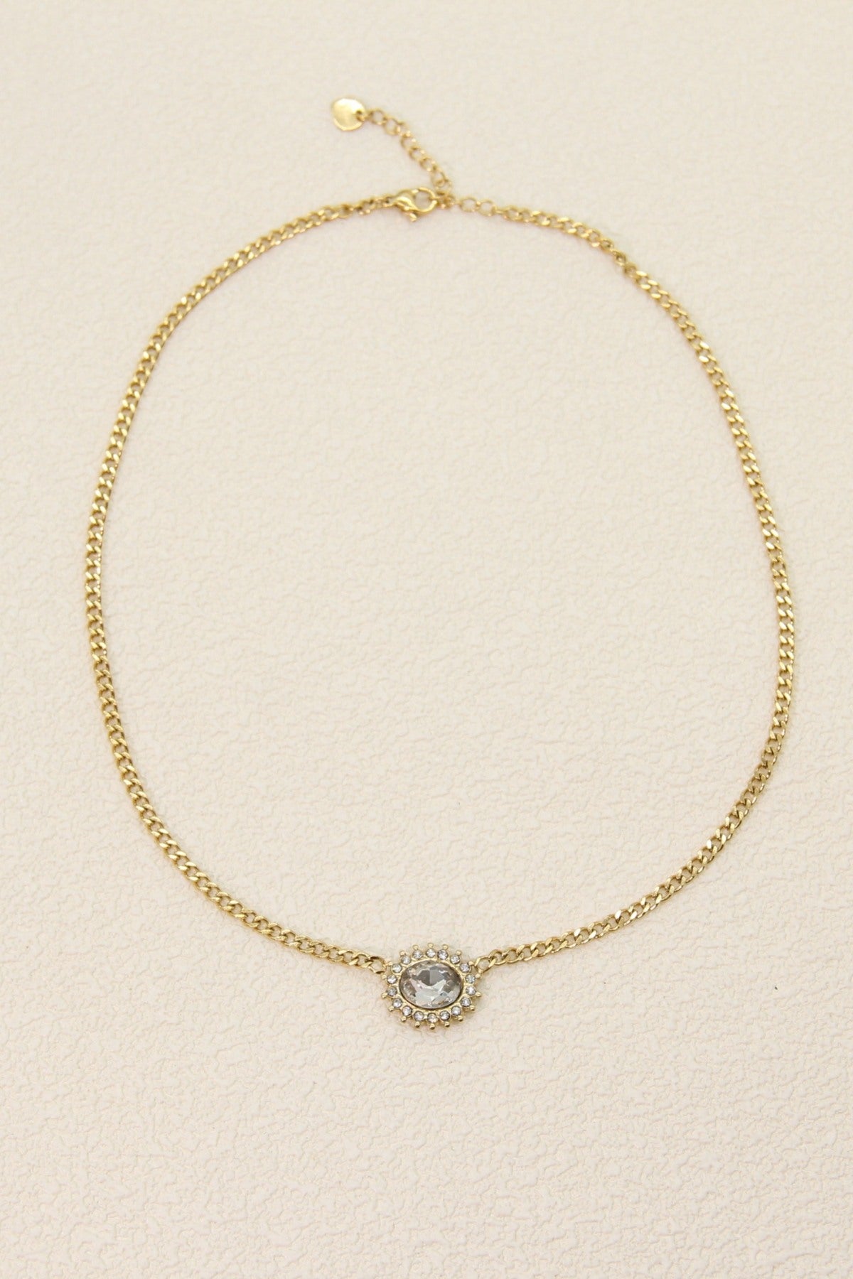 Prachtige ketting met steen