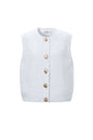Gebreide Polyestervezel Vrouwen Gebreide Vest Casual Solide Kleur