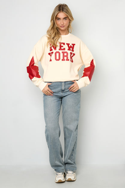 New York sweater met ster