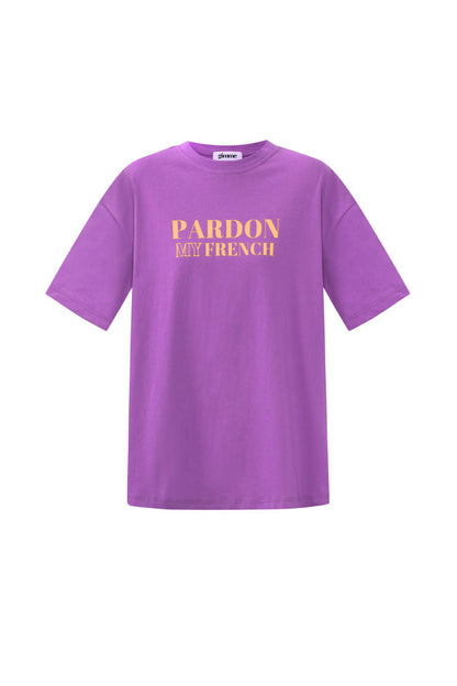 Cotton Vrouwen T-shirt Casual Letters